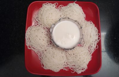 Idiyappam coconut milk